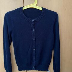 Dunnes Stores Navy Cardigan with Glitzy trim - see 2 pics
