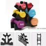 Dumbbell Stand 3 Tier- Dumbbell Rack Stand(Dumbbells Not Included), Dumbbell Rack Storage PP Triangular Dumbbell Weight Stand Storage Accessories for Home Gym Exercise Image 6