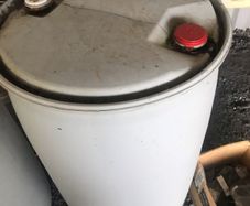 Plastic barrels 15 each