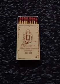 Ned Kelly Matchbox with Matches