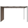 Garden Gazebo with Side Curtain 4x3x2.25 m Taupe Image 2