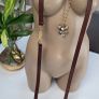 MOSCHINO CheapNChic tan leather belt with gold hardware - Rrp 220 (New) Image 2
