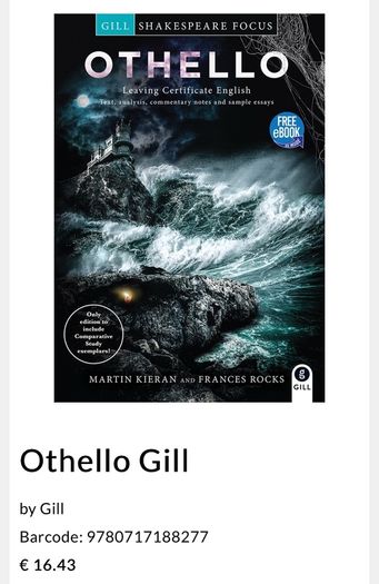 Othello, Gill - as new