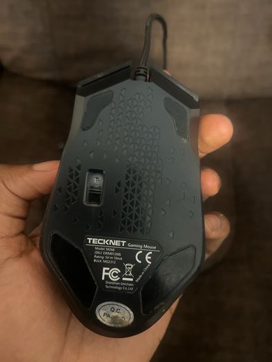 keyboard and mouse for gaming. 2m long wired tecknet mouse with dpi button up to 3600dpi