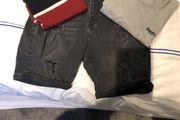 Men's black shorts and 2 t shirts