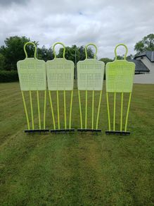 Free kick football mannequins