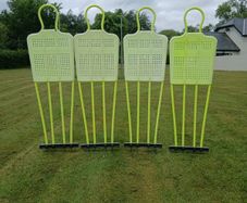 Free kick football mannequins