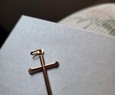 gold cross pendant