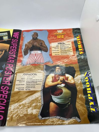 Wwe WWF European spring Tour 1993 Official souvenir Programme