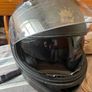 Motorbike Helmet (Royal) Outer Visor & Internal Sun Visor Image 5