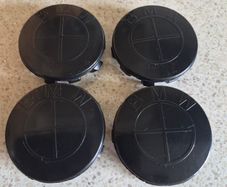 Bmw All Black 56mm Caps - Free Post