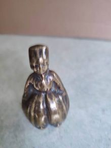 Vintage Peerage Brass Dutch Bell, Vintage Peerage Brass Bell, Dutch Boy Brass Bell,