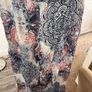Flared satin trousers Image 6