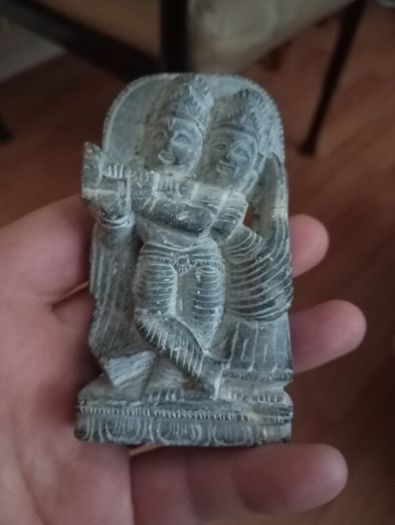 2 vintage Buddah ornaments
