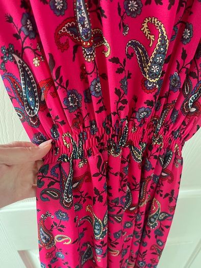 Claudie Pierlot Handkerchief Hem Midi Dress - Size 38 - 295e current stock