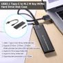2-in-1 M.2 SSD Enclosure NGFF & NVMe Dual Protocol Aluminum Case Image 3