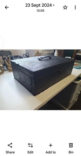 Genuine Crown Stamped dispatch box
