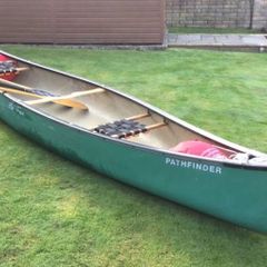 Old Town Pathfinder Canadian Canoe Royalex Paddles Included