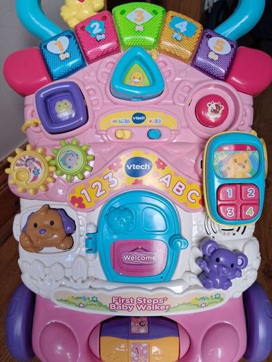 VTech Baby First Steps Baby Walker Pink