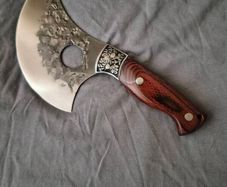Kitchen, axe / knife.