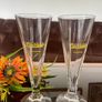 Vintage Italian Crystal Caffe Galliano Tapered Footed Liqueur Glasses Image 2
