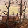 Large French oil painting in antique frame Image 9