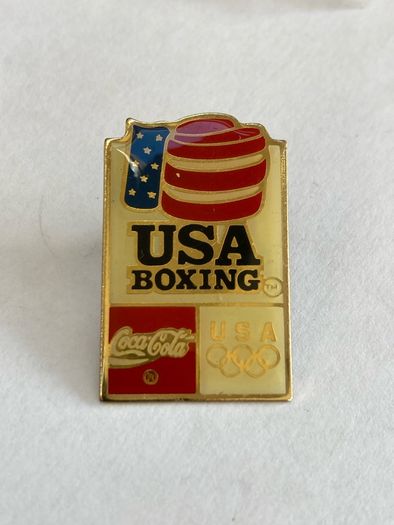 Coca Cola Boxing Olympic pin
