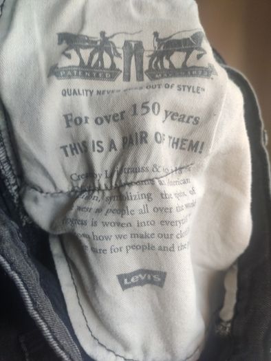 Levi's 512 Lo-Ball  Jeans Grey/Black W31 L34