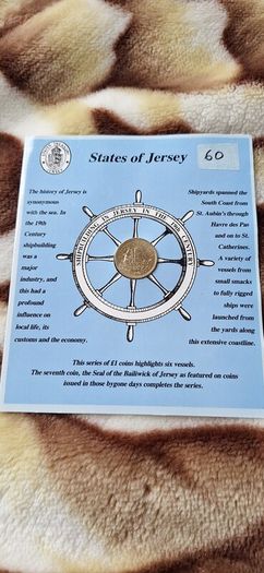 Jersey 1 pound 1983 Century BU