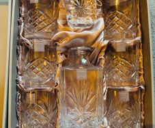 Tipperary Crystal Belvedere Decanter and 6 Tumbler Set BRAND NEW