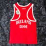 BERNARD DUNNE TEAM IRELAND fight ring worn amateur boxing singlet vest Image 3