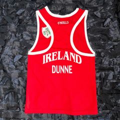 BERNARD DUNNE TEAM IRELAND fight ring worn amateur boxing singlet vest