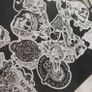 30x Gothic/Tattoo Stickers Image 2