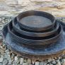 Plant pot saucers. Black. Image 2