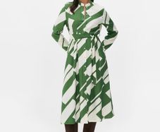 BRAND NEW Primark Geometric Shirt Dress: Size 10