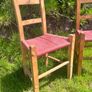 Antique Irish Ash Sugan Chairs Image 3