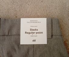 slacks regular waist