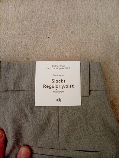 slacks regular waist