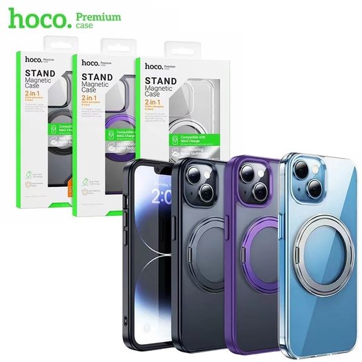 Iphone 15 Series 2 in1 Stand Magnetic Magsafe Case