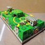 Vintage Russian wind up  Tin Toy  - Town - City Image 2