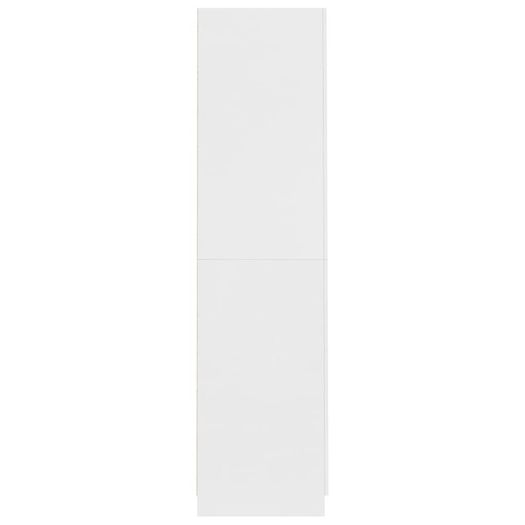 Wardrobe White 90x52x200 cm Chipboard