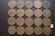 20 Irish half pennies (1940-1946)
