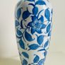 vase Vintage Blue White Crackle Glaze Floral Vase 25cm Price Image 2