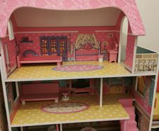 Large Wooden Dolls House