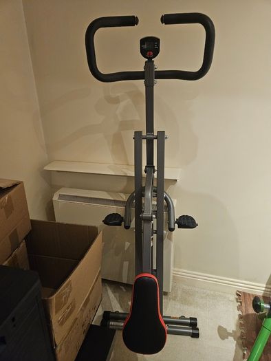 Squat/row pro machine for home gym 'Row-N-Ride'