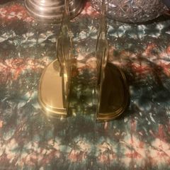 Brass musical book ends free postage