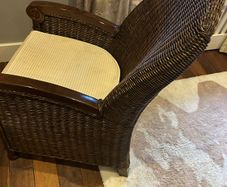Two wicker chairs