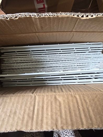 Wire 6 cube storage shelves white