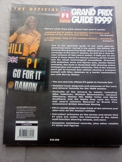 Two F1 Books: 1998 & 1999 guides