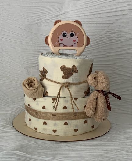 Premium Nappy Cakes for Baby shower gift or new parents.